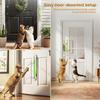 Wall Mounted Auto Motion Flying Rope Cat Toy Quiet Bring Adhesive Base Interactive Cat Toy Adjustable Motion Modes