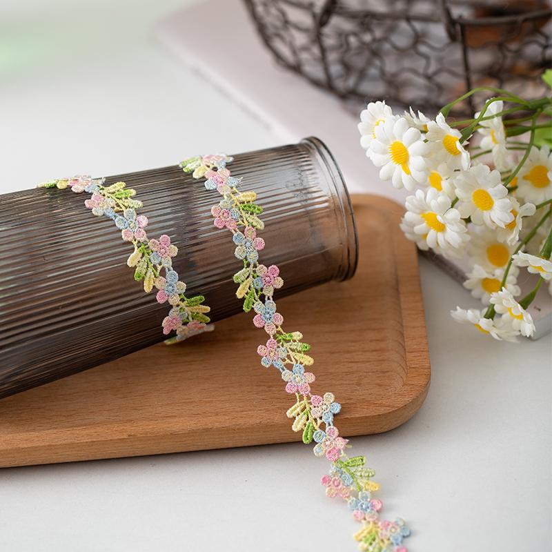 2meters Flower Decoration Lace Ribbon Trim Needlework Diy Crafts Supplies Home Decor Fabric Sewing Accessories Sewing Materials