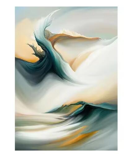 modern Abstract Art Landscape Colorful Flowers Posters Wall Art Canvas Painting Prints Pictures Living Room Interior Home Decor