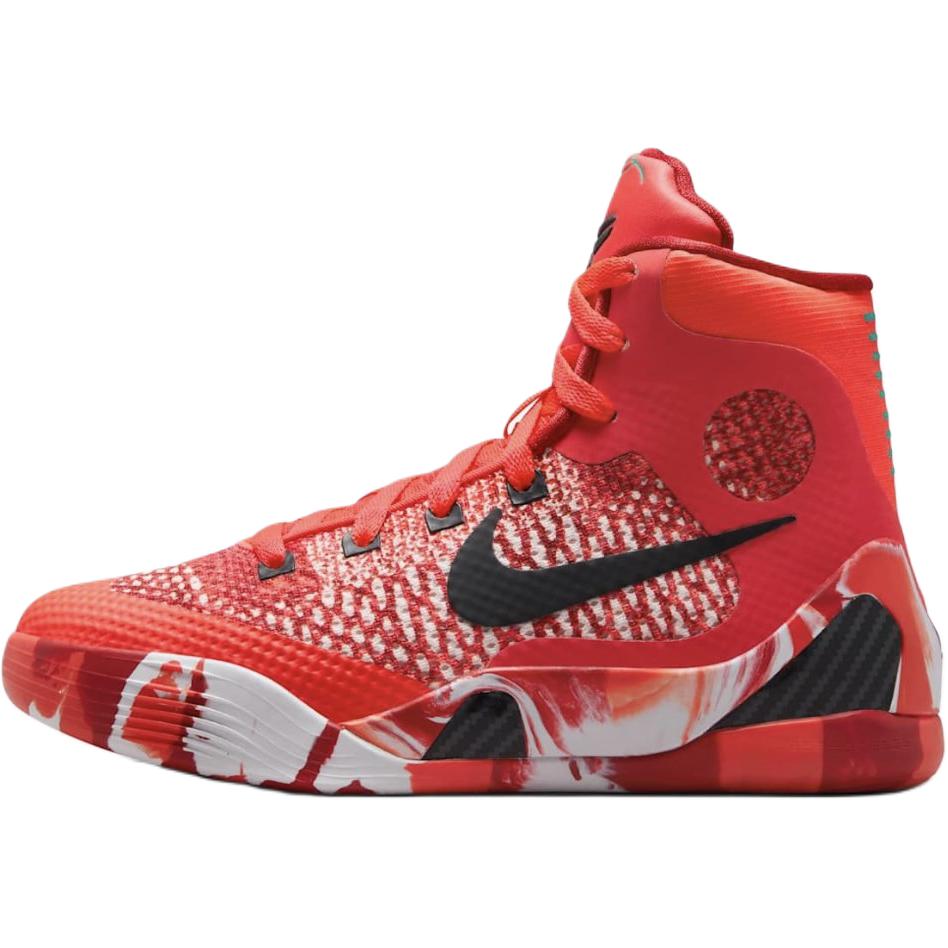 Nike Kobe 9 Elite GS Christmas 2024 Kids Sneakers Red Bright-Crimson Black HJ9446-600