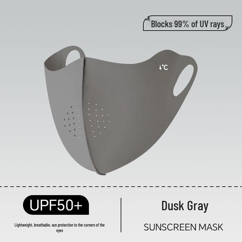 Ice Silk UV Protection Face Mask - Unisex, Full Coverage