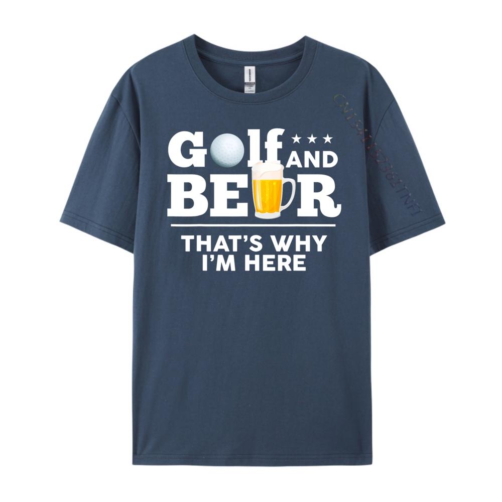 Golf and Beer Joke Dad Funny Fathers Day Drinking Birthday Red And Black Graphic T Shirt Anime Valentines Day