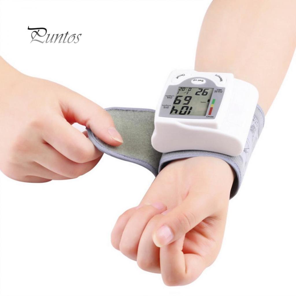 Automatic Digital Wrist Blood Pressure Monitor Measure Heart Rate Pulse Meter