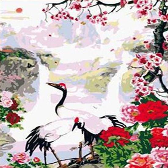 RUOPOTY DIY Oil Painting By Numbers Flower Bird Picture Wall Art Picture By Numbers Animal Unique Gift For Living Room