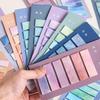1pc/8pcs Gradient Color Index Sticky Notes with Adhesive Peel-off Index Tabs for Home Office Daily Use