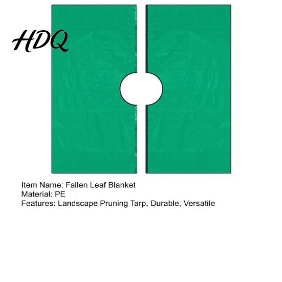 Tree Trunk Pruning Tarp Leaf Catcher Landscape Collection Blanket Waterproof PE Windproof Outdoor Lawn Debris