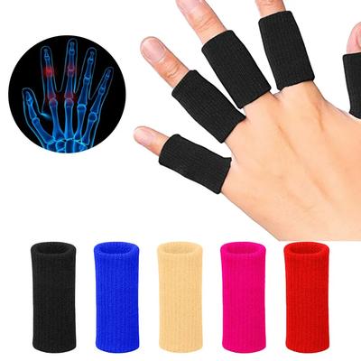 10 Stück Fingerschutz für Arthritis, Fingerschutz für Outdoor-Sportarten wie Basketball und Volleyball, elastische Fingerlinge