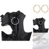 Trendy Alloy Star Circle Earrings For Women Geometric Design Fashion Jewelry