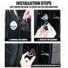 CRF1 Car Door Lock Protector Cover Stickers For Mercedes Benz AMG W126 W140 W190 W203 W204 W212 W222 Interior Mouldings GJM-SG-BENC