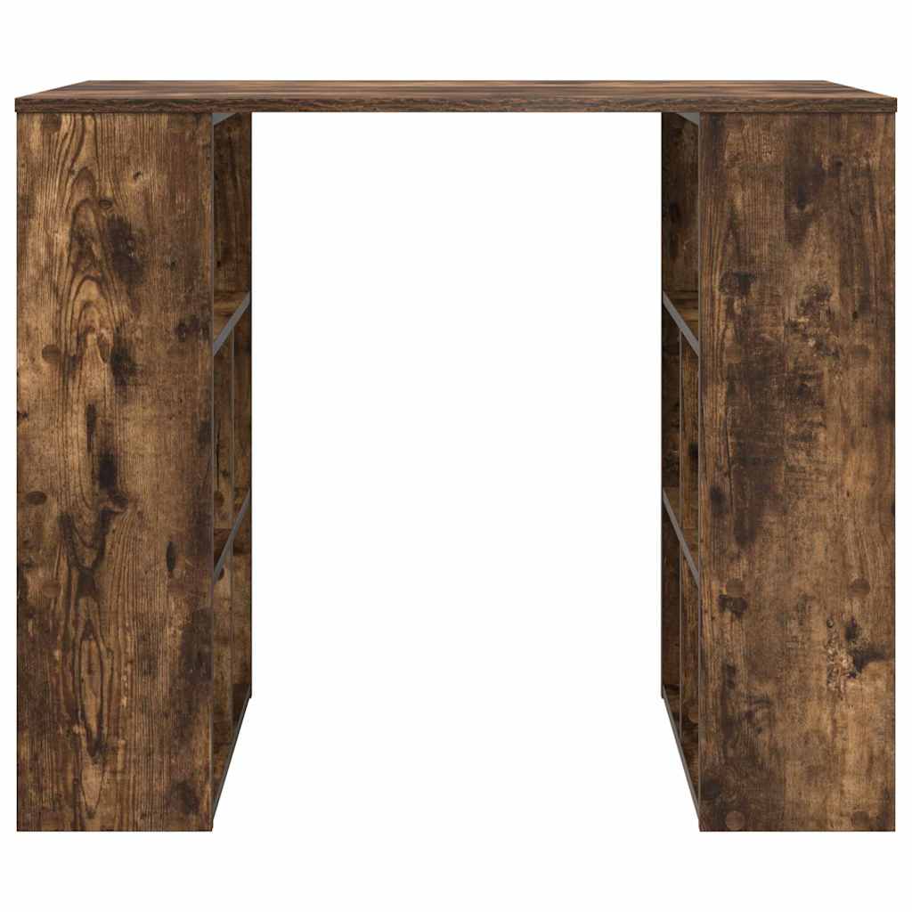 Desk Smoked Oak 90 x 50 x 75 cm Engineered Wood