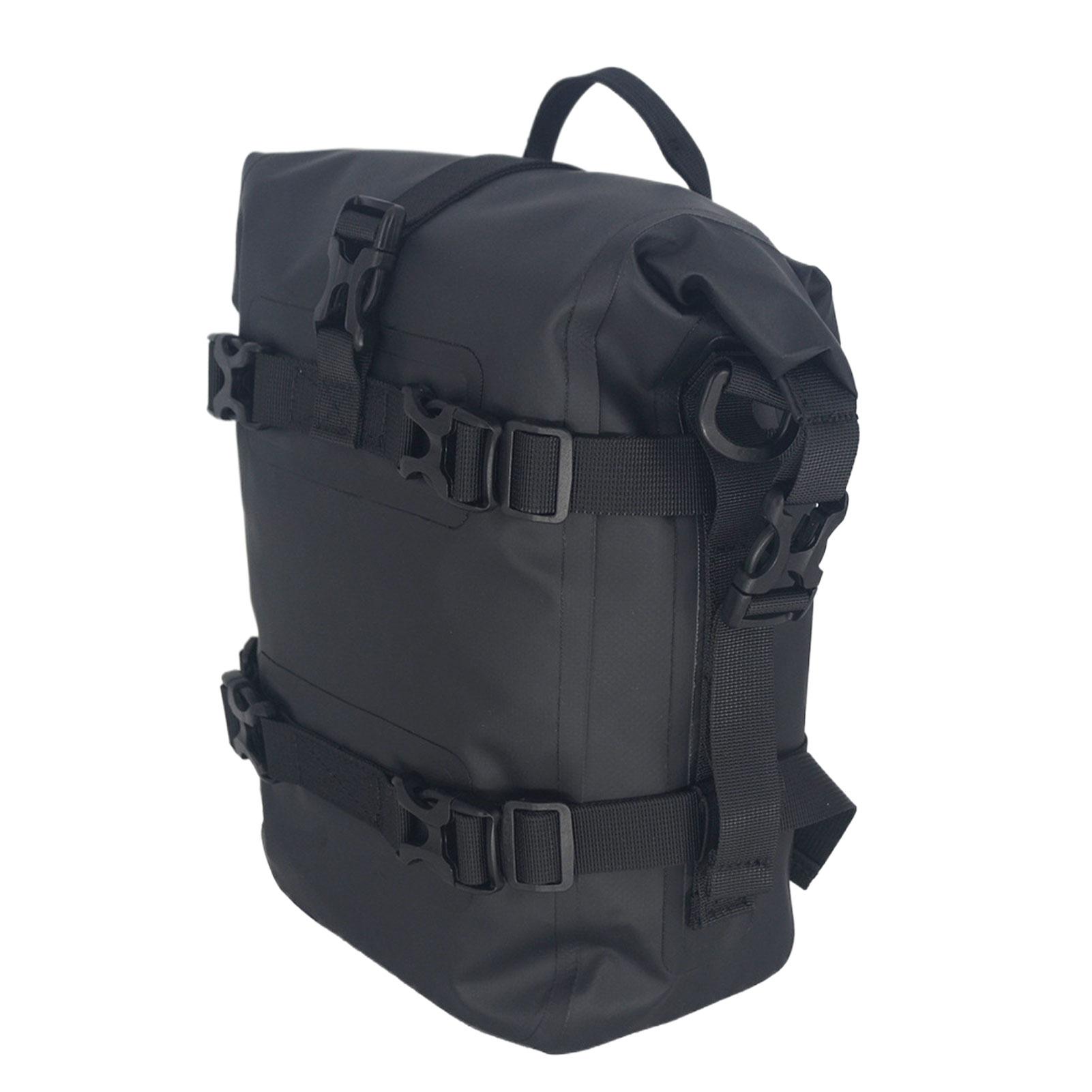 

Универсальная рама Crash Bars Водонепроницаемая сумка для инструментов для ремонта Сумка для мотоцикла 8/10 л Детали сумки черный/желтый