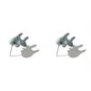Encantador Set de Pendientes de Animales Adorables - Diseños de Dinosaurio, Cachorro y Ballena - Divertida Joyería de Arcilla-mordisco Regalo Regalos y Accesorios Divertidos