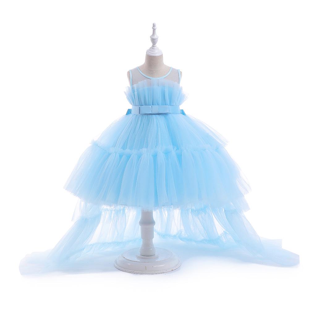 Children's Tulle Flower Girl Princess Gown - Little Girl Performance Dress