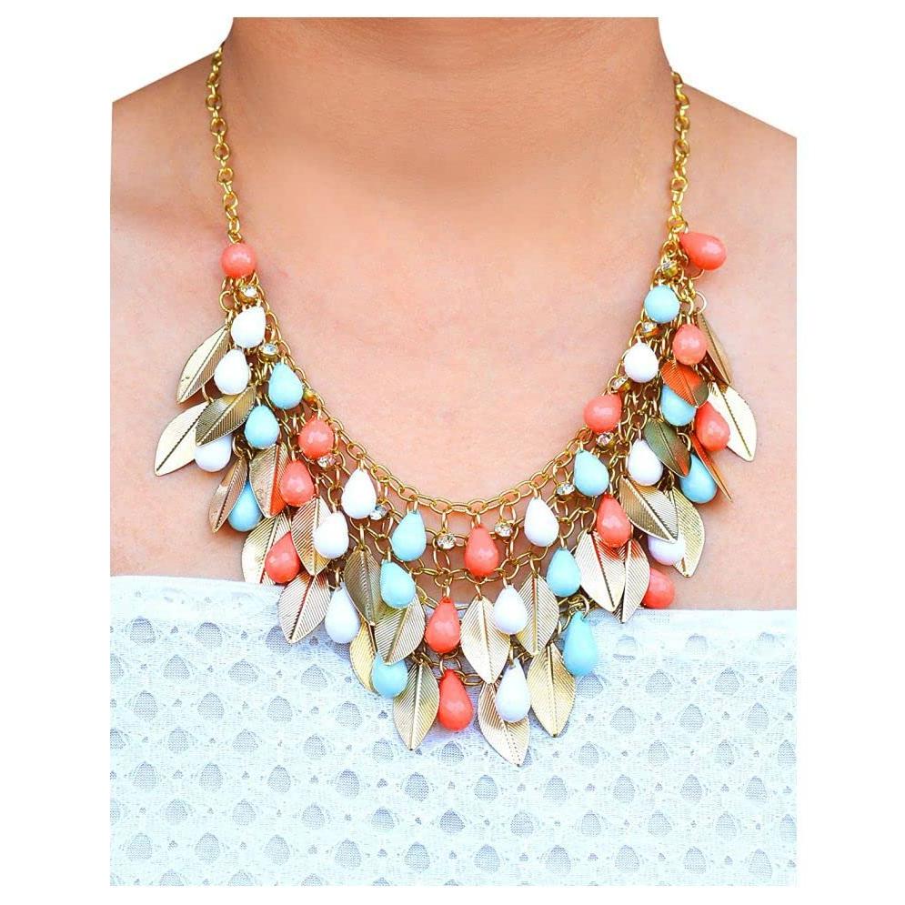 Bijoux pour femmes Collier plaqué or inspiré des célébrités pour filles et femmes