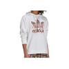 Adidas Originals Trefoil Logo Print Solid Color Hooded Pullover Long Sleeve Sweatshirt Women sweatshirt White H20456