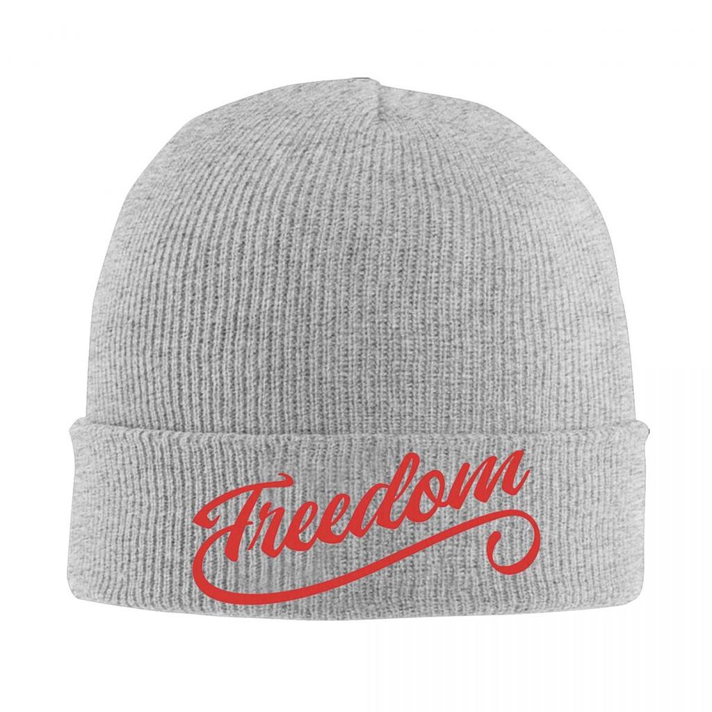 Charlie Kirk Freedom Warm Knitted Cap Winter Knit Bonnet Hat Skullies Beanies Hip Hop Caps for Unisex