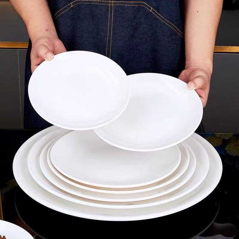 A5 Melamine Shallow Round Plate