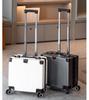 Lightweight 18-Inch Aluminum Carry-On Trolley with Quiet Wheels, Sturdy and Durable