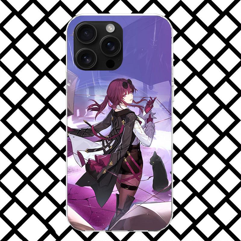 

Чехол для телефона Honkai Star Rail Кафка для iPhone 17 Air 16 16E 15 14 Plus 13 Mini 12 11 Pro Max 7 8 + SE 2020 Мягкий чехол Fundas 17 A iPhone 17