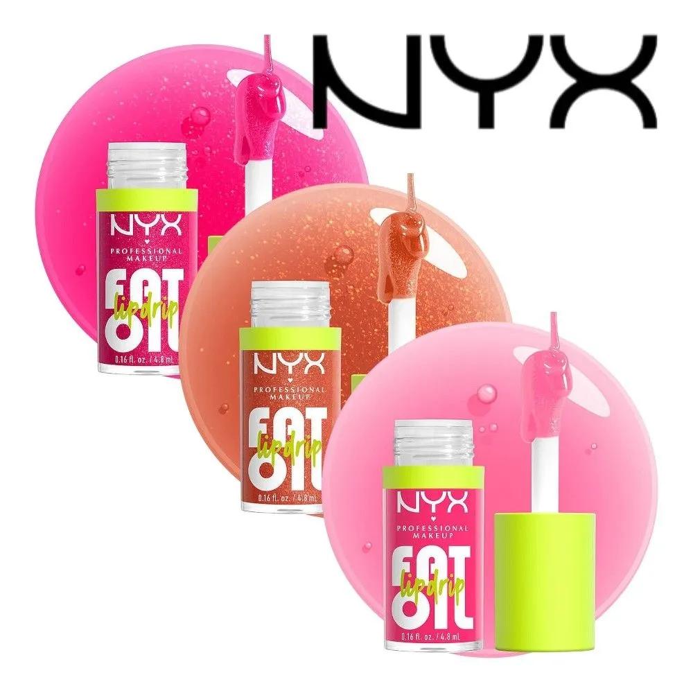 NYX Масло для губ Fat Oil Lip Drip 4,8 мл (3 куска) Блеск для губ Sheer Missed Call