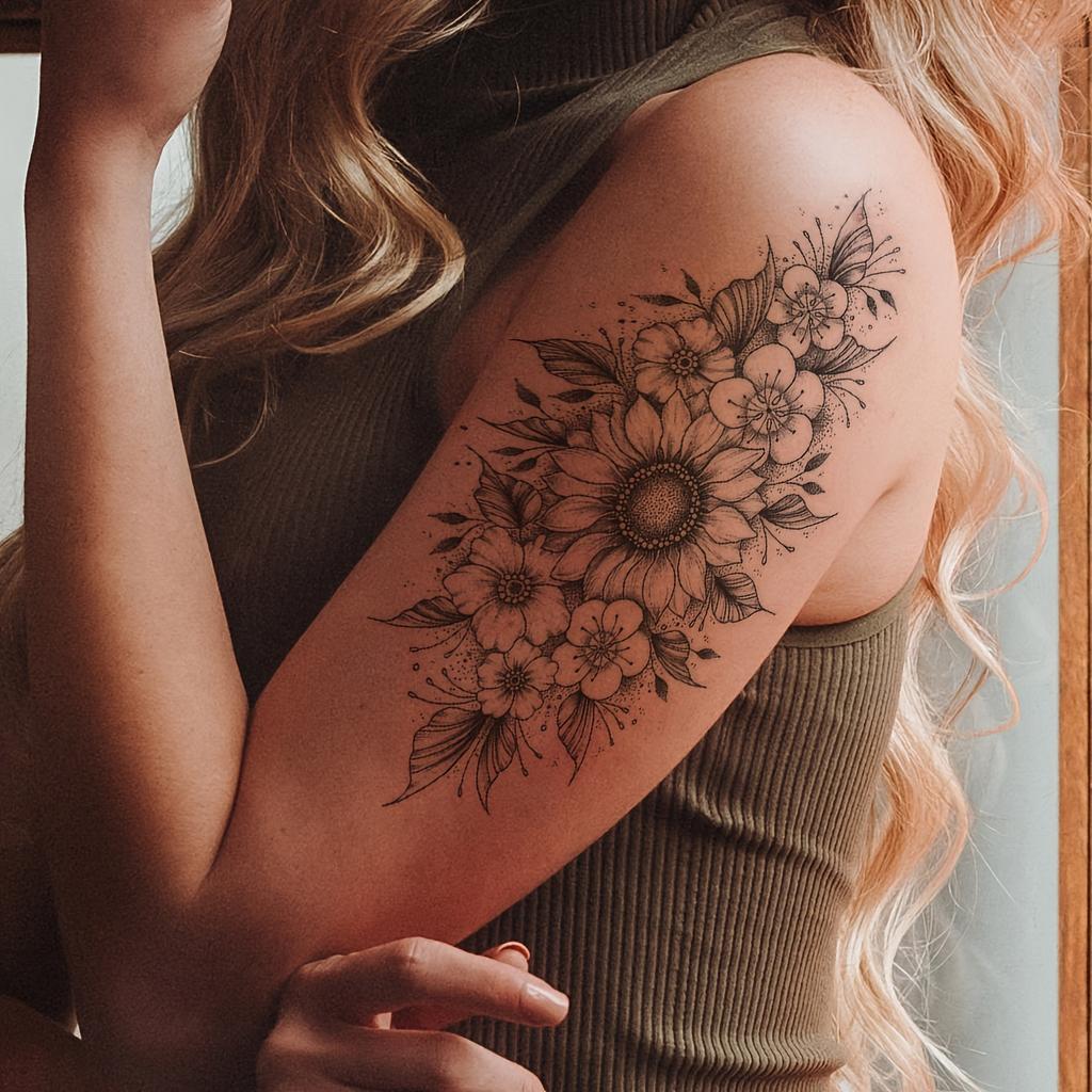 6pcs Creative Flower Temporary Tattoos Sticker Fake Black Rose Tatoos Decal  Women's Fashion Body Art Legs Arm Tatoos – kjøp de beste varene i  nettbutikken Coolbe, image size:1024x1024