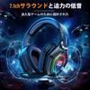 OW810 Black Wireless Gaming Wireless Headphones with and 30 Hours of Continuous Latency RGB and Compatible with and Smartphones Headset, 3-in-1 5.3