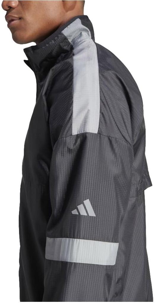 Adidas HBB74 Tenisová teplá větrovka Pánská bunda, Černá/Šedá (IK6092)