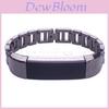 Pulseira de Aço Inoxidável Elegante Para Fitbit Alta Hr Com Fecho de Liberação Rápida