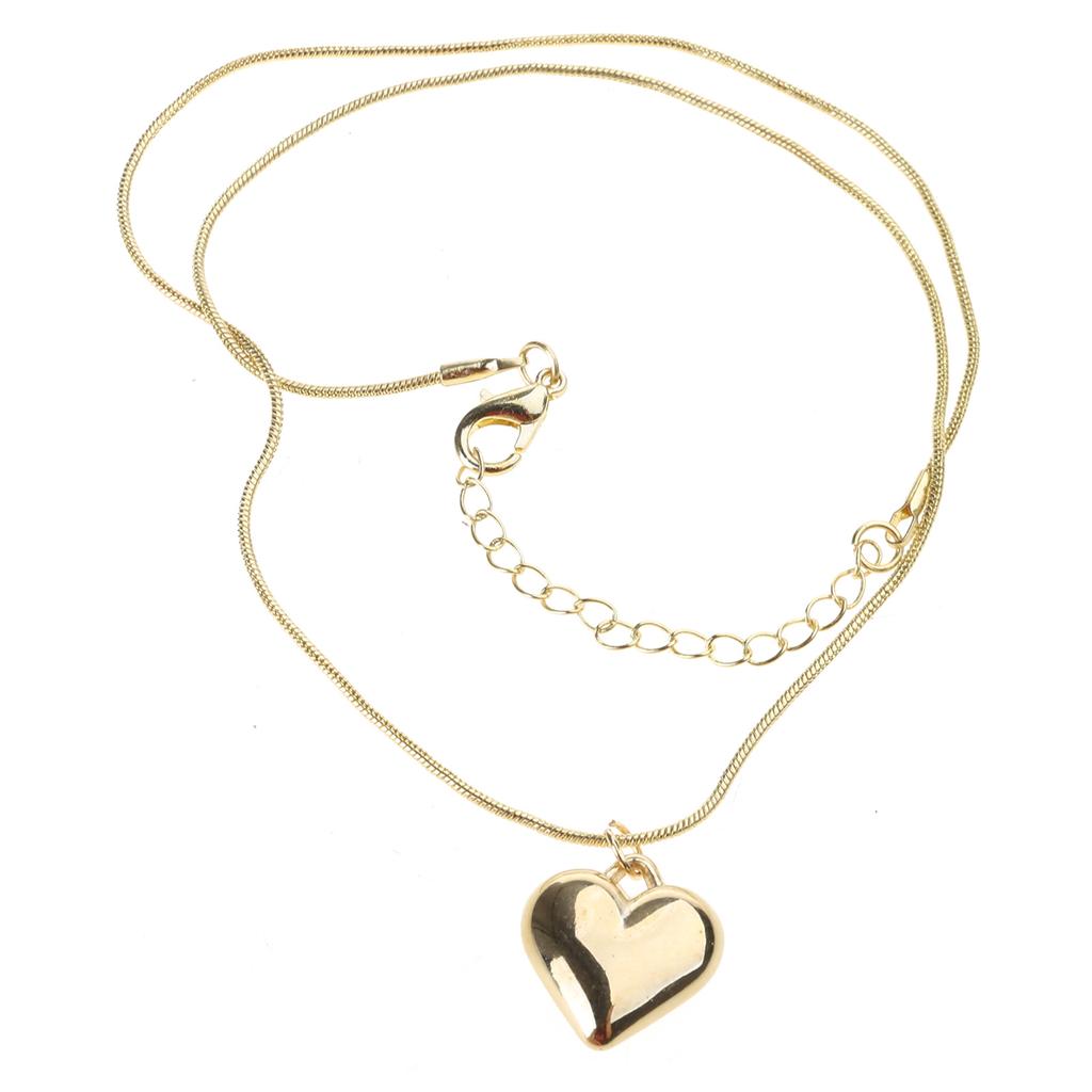 Heart Pendant Necklaces Heart Choker Heart Pendant Collarbone Chain Heart Choker Titanium Steel Material for Girls Woman