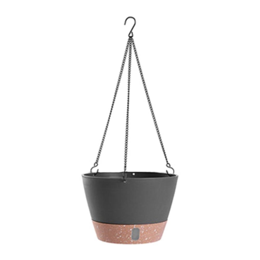 

Hanging Flower Plant Pot Basket Flower Pot Stand Balcony Garden Decoration Hook-type Pot Plastic Hanging Pots чёрный