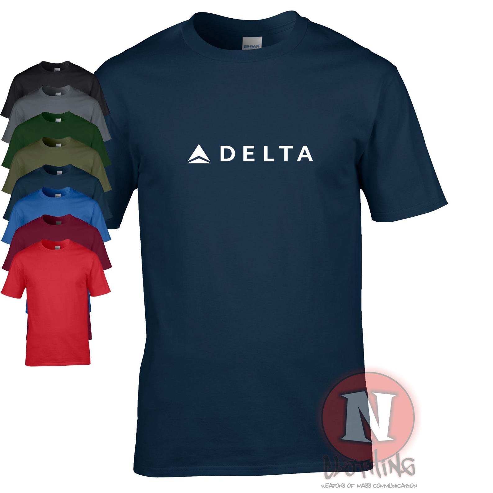 Delta Airlines T-Shirt USA aircraft aviation airports travel XL