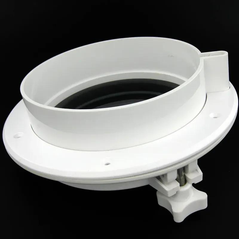 Boat Yacht Round Opening Porthole Window 8.5'' ABS Frame Tempered Glass Portlight