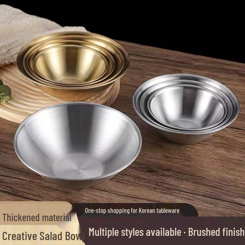 

European Style Gold Stainless Steel Multi-Purpose Bowl