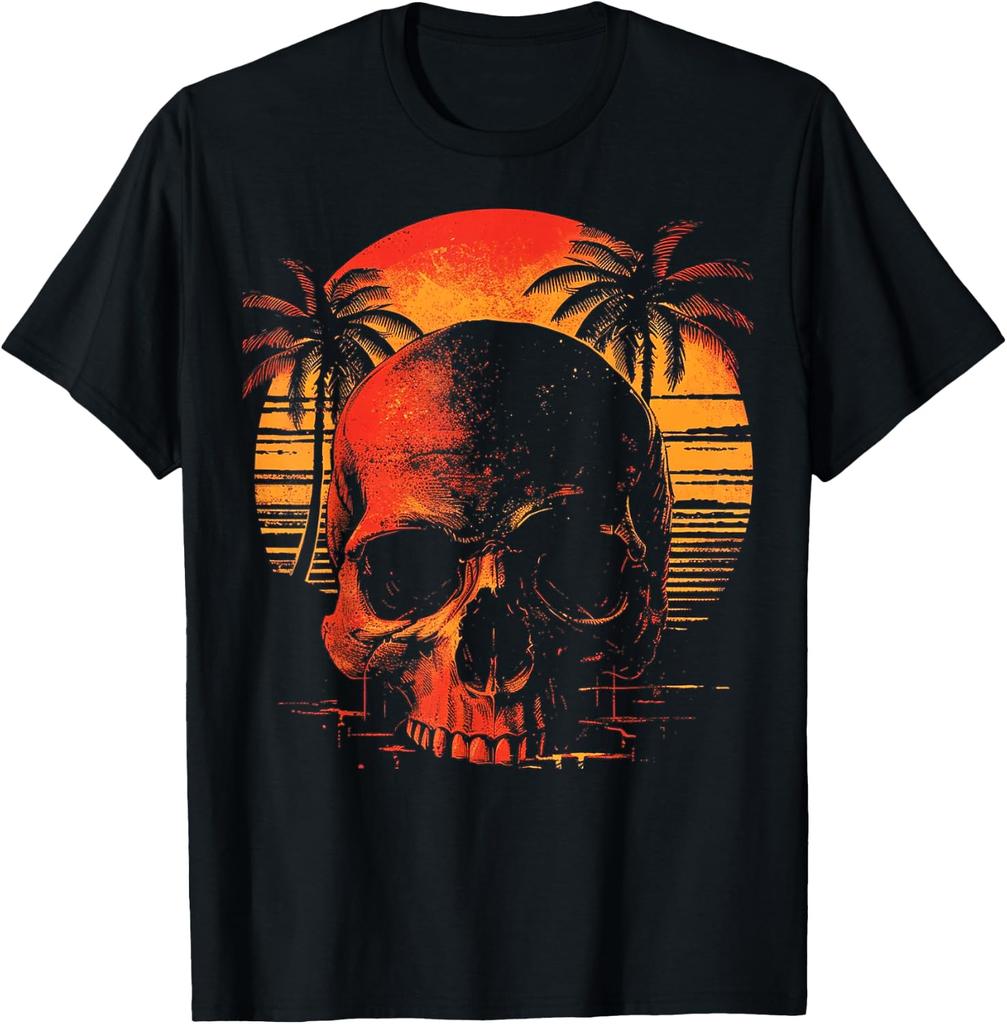 Skull Sunset Tee | Men Women T-Shirt (S-6XL) | Graphic T-Shirt