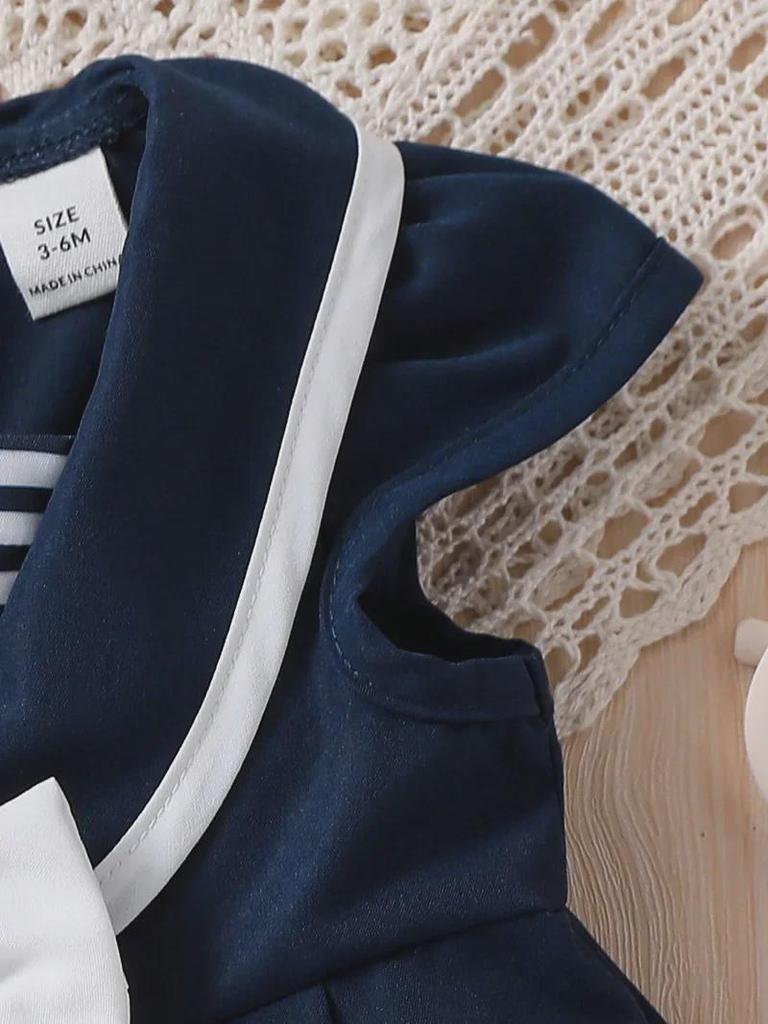 Neuer britischer Sommerrock im A-Form-Stil – süßes, atmungsaktives Kleid für Mädchen und Babys