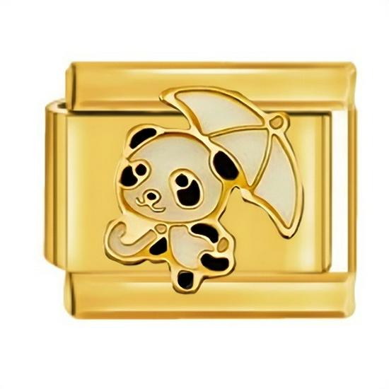 Gold Cartoon Character Titanium Steel Elastic Bracelet
