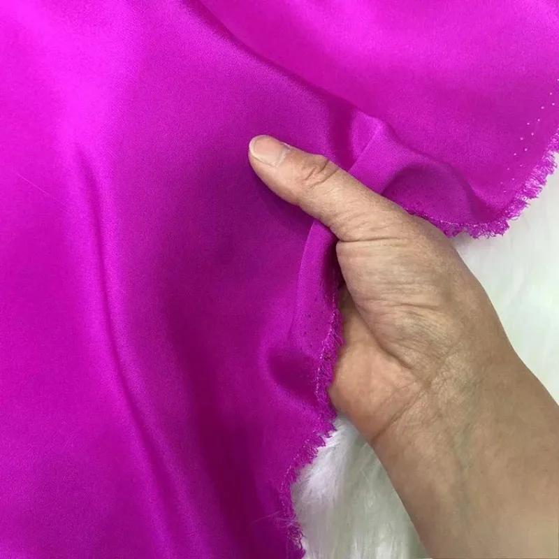 Einfarbig 100% Maulbeerseide 30 Momme Schwerer Seidenkrepp de Chine Stoff Seiden Schwerer Krepp Stoff für Bekleidung Kleider Hosen