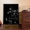 Black and White Wall Art Plant Flower Poster Printing Canvas Painting Nordic Living Room Home Decoration Wall Painting