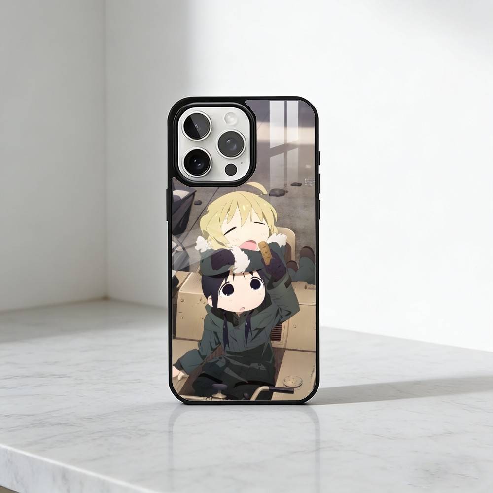 GLT Anime Chito x Y-Yuri Phone Case For iPhone17,16,15,14,13 Plus,Pro Max Magnetic For Magsafe Wireless Charging