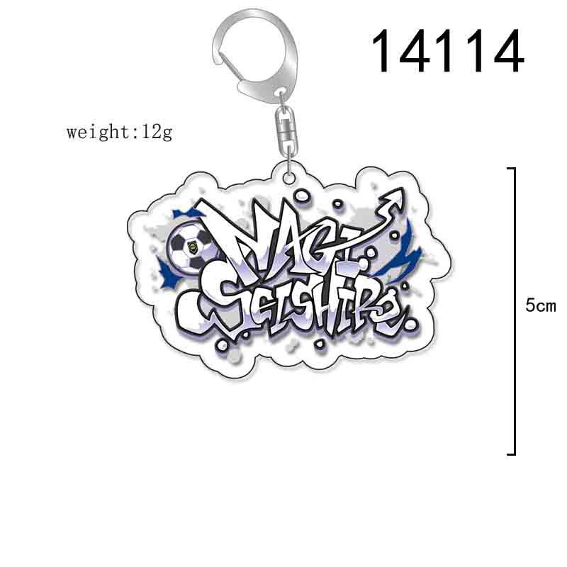 Blue Lock Acrylic Keychain: Isagi, Hiori, Hachiryu, Kunigami In Stock