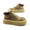 Autumn and winter new high-top Martin boots thick-soled heightening retro casual boots