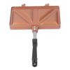Hot   Maker Aluminum Alloy Hot Dog Toaster Double Sided Frying Pan   Baking Pan