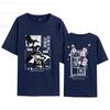 Anime Bungo Stray Dogs Series Dazai Osamu Print Tshirt for Unisex Women Short Sleeve Tops Cotto Summer Tee Casual Tshirt Daily