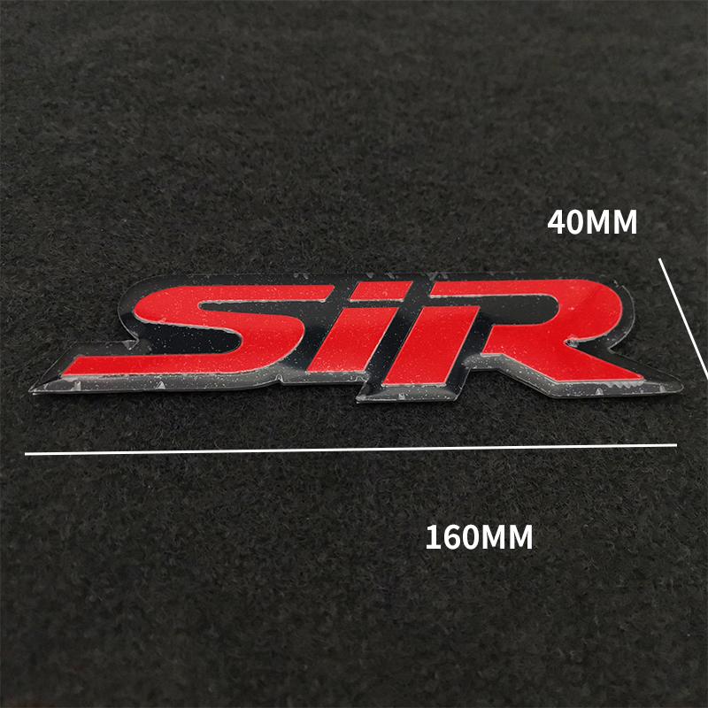 

Car Stickers 3D Metal SIR Logo Emblem Badge Decals For Honda FIT Jade Accord City Civic CRV Accord Auto Rear Trunk Body Stickers червоний