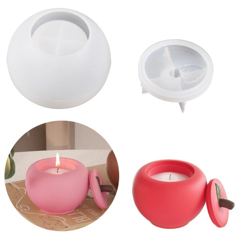 Schlangenfrucht Kerzenhalter Formen, Harzbehälter Formen mit Deckelformen zum Herstellen von Kerzengläsern, Schmuckkästchen, Teelichthaltern