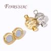 18K Gold Plated Magnetic Fasteners,Magnetic Clasps For Bracelets Accessories,DIY Necklace Clasp Connectors Jewelry Making