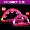 Tambourine Flashing Rattles - Colorful LED Handheld Musical Toy for Party Supplies, Birthday/Anniversary/Christmas Camping Gifts