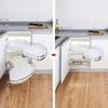 Steel Kitchen Cabinet Storage Home Spices Organizer Stackable Closet Drawer Furniture Household Hanging Cabinet Accessories