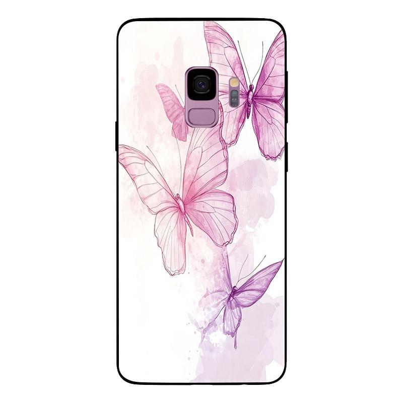 For Samsung Galaxy S9 Plus Case SM-G965F G965 S9Plus Marble Painted Soft Matte Silicone Back Cover For Samsung S9 S9+ Full Shell