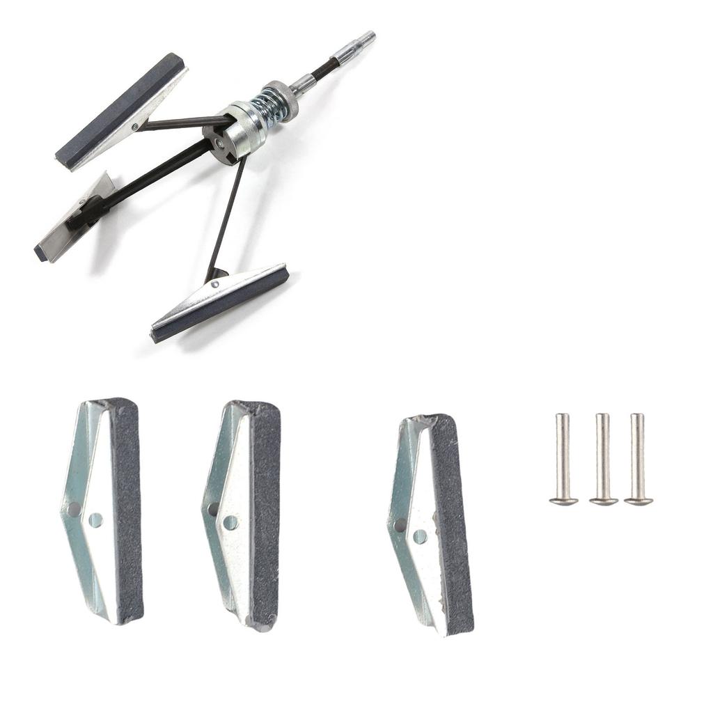 3PCS Engine Cylinder Hone Stone Hvy Duty Sturdy Construction 3 Jaw Cylinder Honing Stones Tool